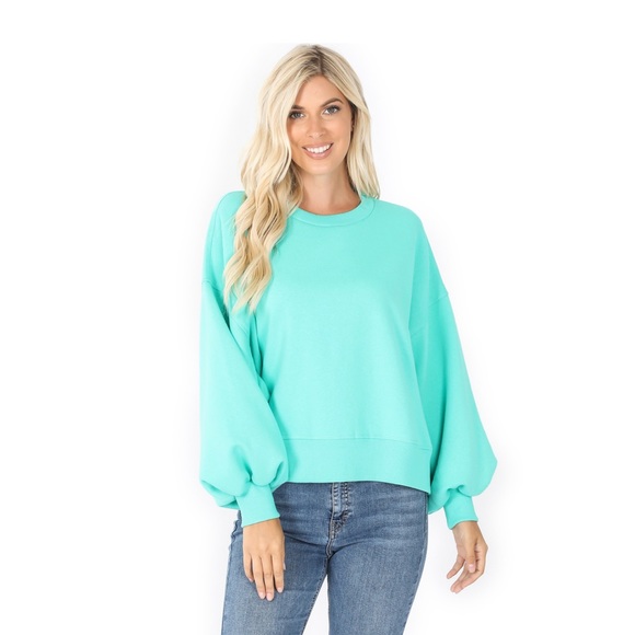 Balloon Sleeve Sweatshirt | Poshmark
